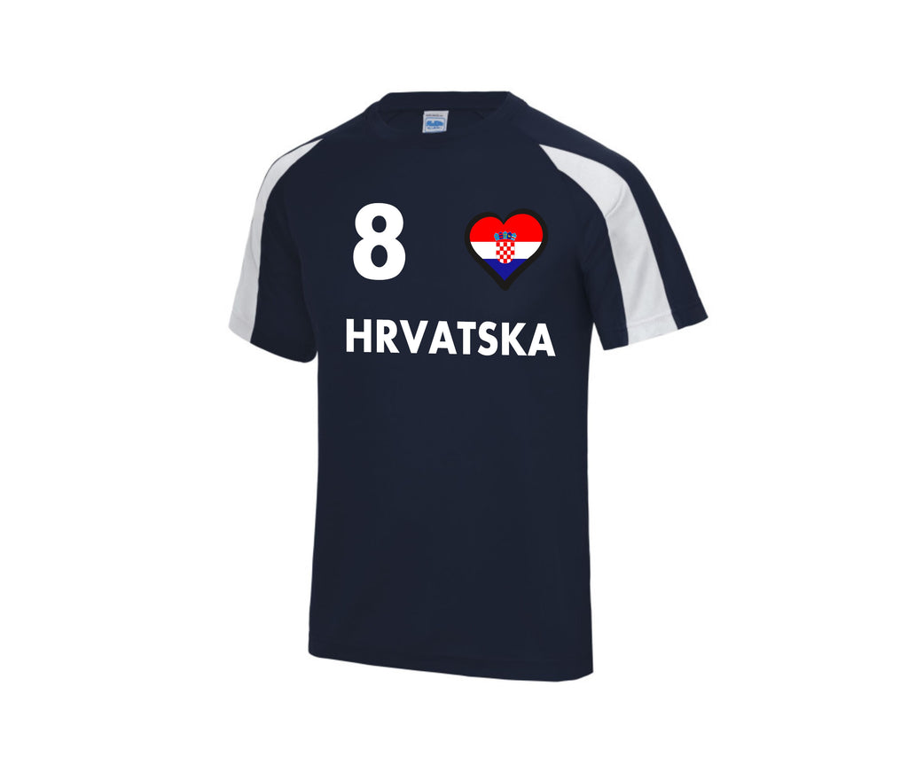 Kroatien-Trikot - Personalisiertes T-Shirt